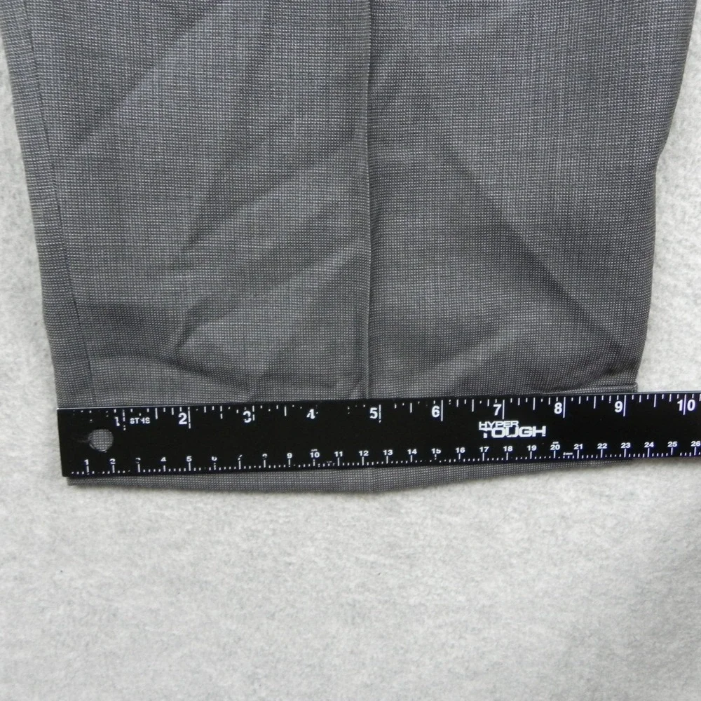 Jos A Bank Pants Mens 42x29 Travelers Wool Dress Slacks Suit Formal Pleated Gray